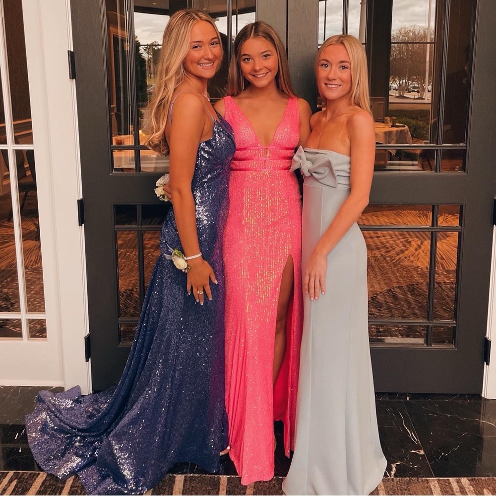 PINK SHERRI HILL PROM DRESS